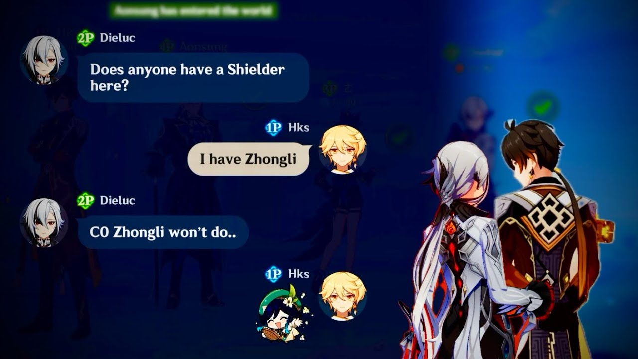 Lmaoo, When Arlecchino desperately needs a Shielder..