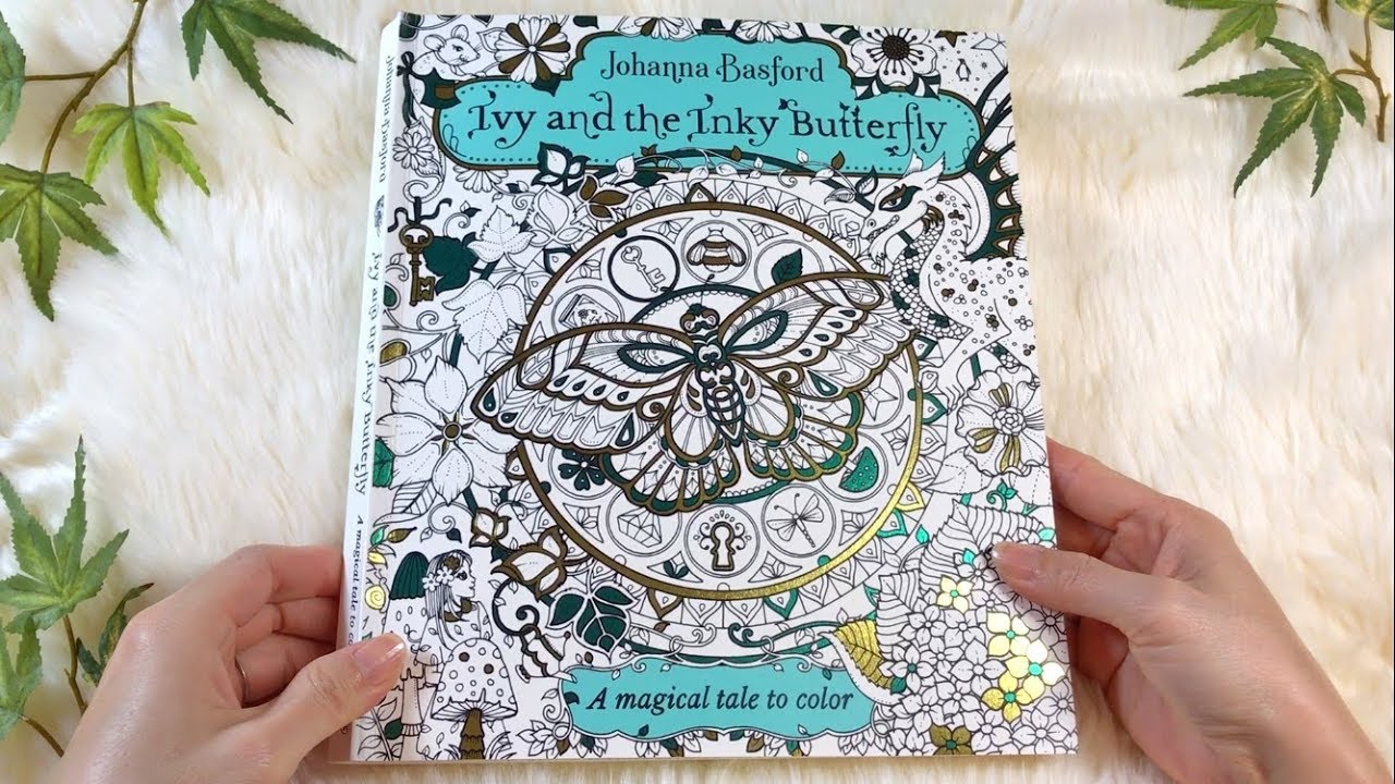 Flip Through: IVY AND THE INKY BUTTERFLY | Flower Coloring with Staedtler Colored Pencils
