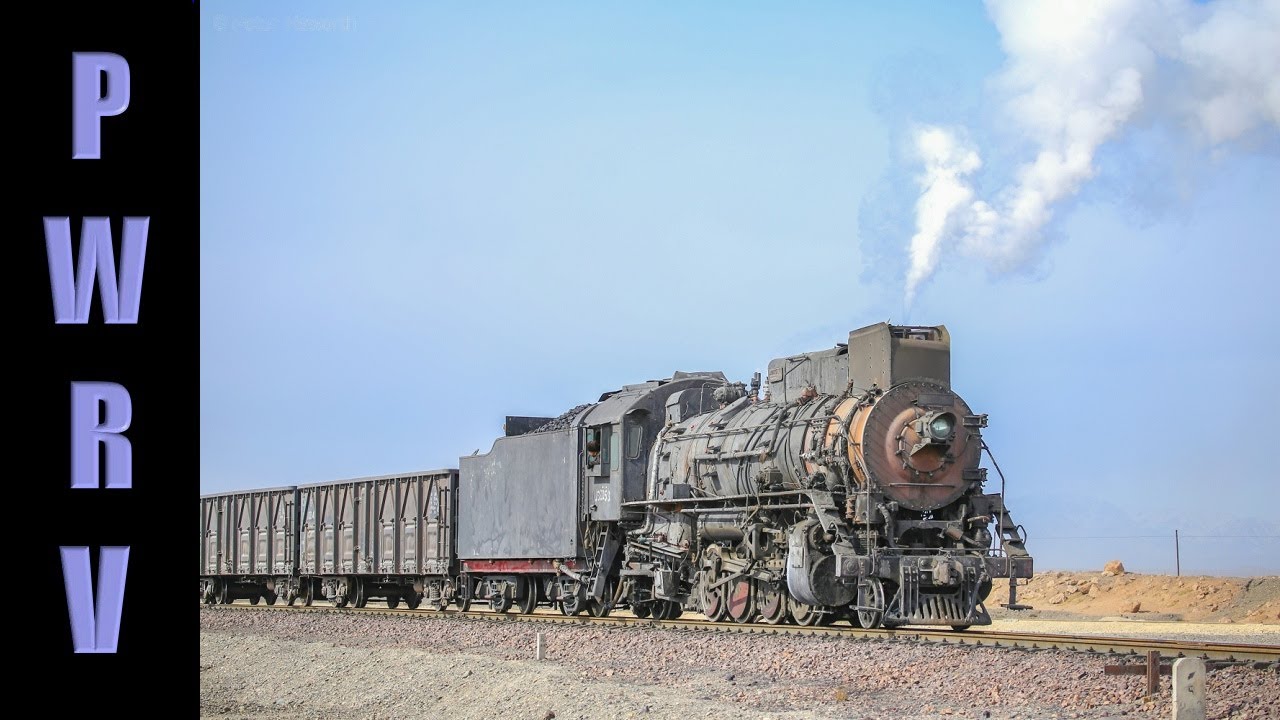 Chinese Railways - JS Steam Locomotives Work Around Erkuang, Inc. Train Over Camera, Shunting & More