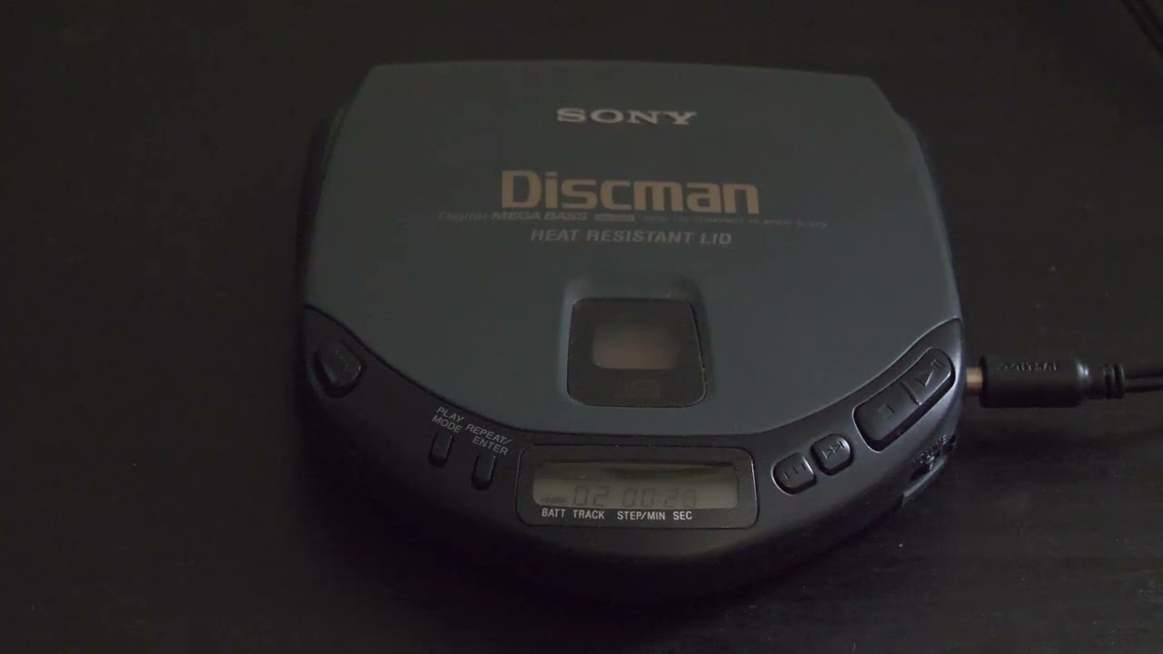 90's Sony Discman D-173 Portable CD Player