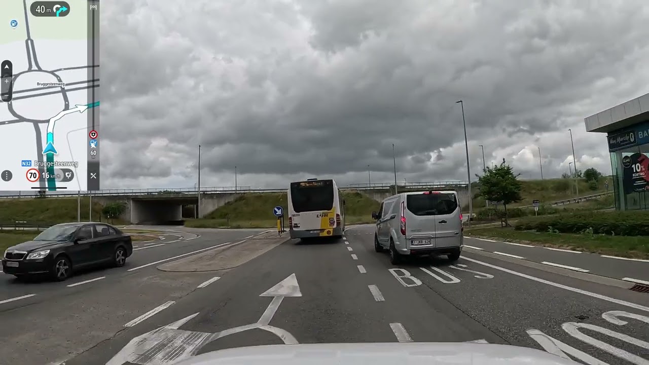 Examenroute Roeselare Rumbeke - Examencentrum Roeselare