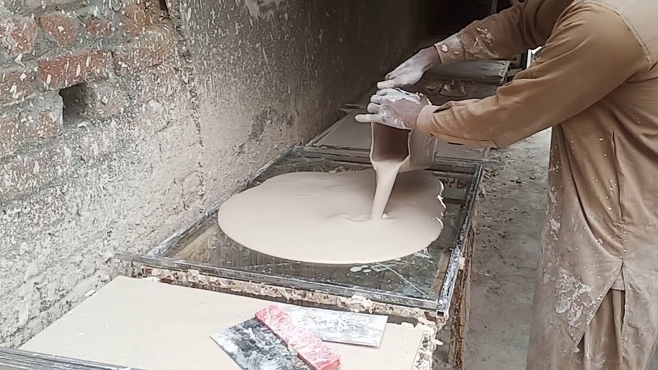 cilling wali tail banane ka tarika !How to make gypsum tiles! HRT ONE!