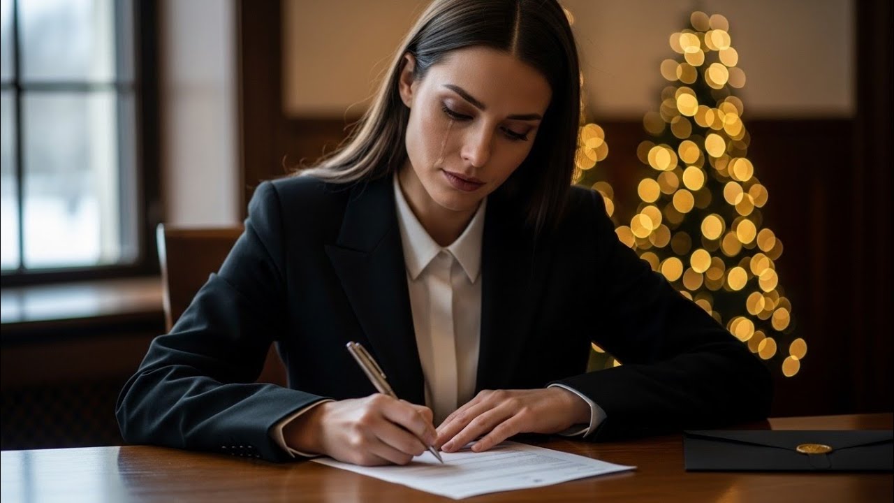 Weinend unterschreibt sie die Scheidung an Weihnachten - niemand ahnt, dass ihr Vater Milliardär ist