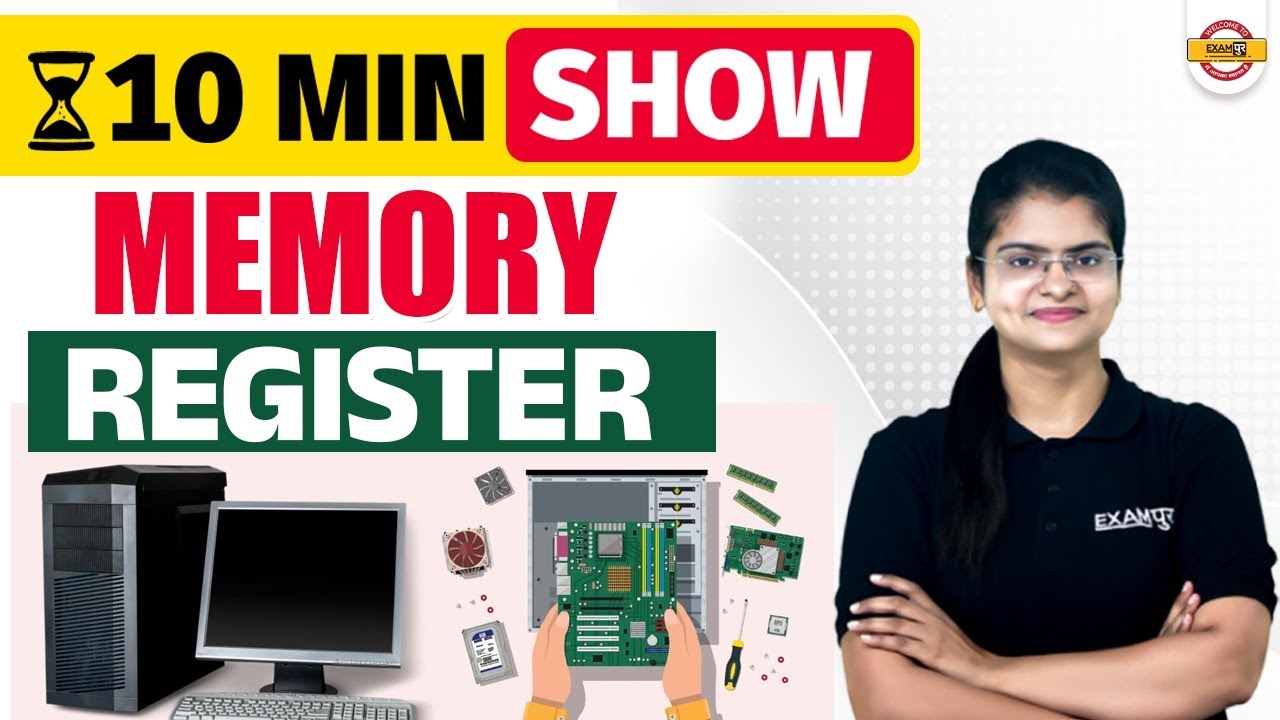 10 MIN SHOW || COMPUTER | MEMORY REGISTER | COMPUTER BY PREETI MAM