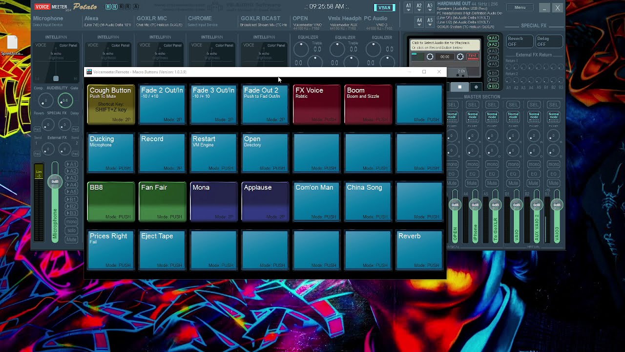VoiceMeeter Potato Reverb Macro