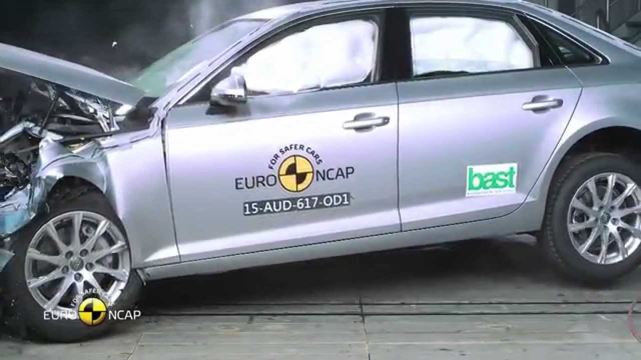 Euro NCAP Crash Test of Audi A4 2015