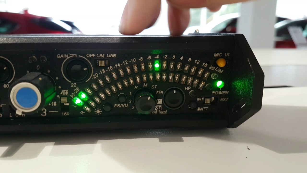 Sound Devices 302 - Metering VU/PK