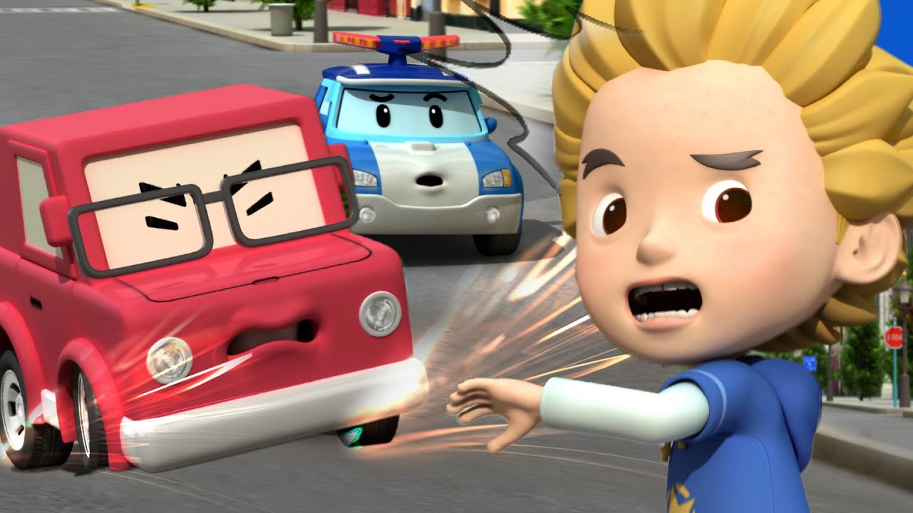 Monter et descendre du bus│Classe de Sécurité Robocar POLI│Dessin Animé pour Bébé│Robocar POLI télé