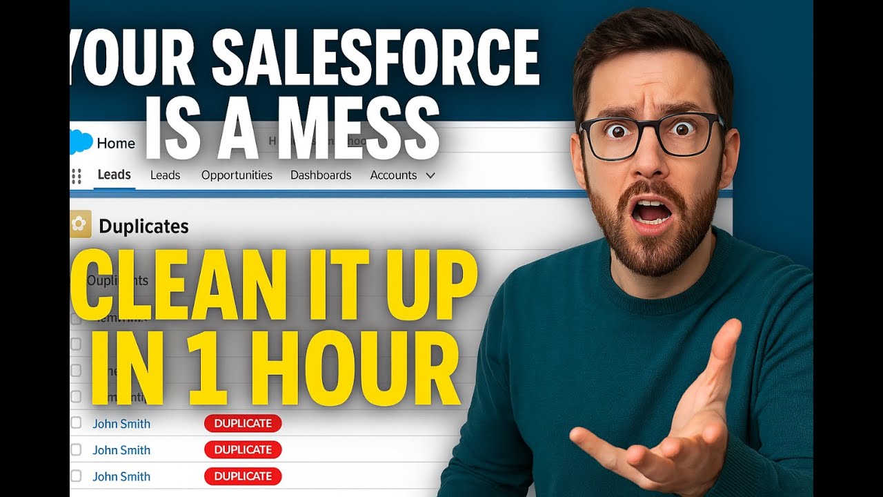 Your Salesforce is a Mess -- Clean it up in 1 Hour