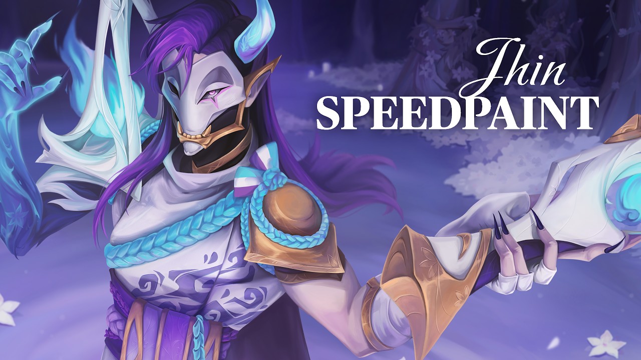 Jhin Spirit Blossom Speed Process