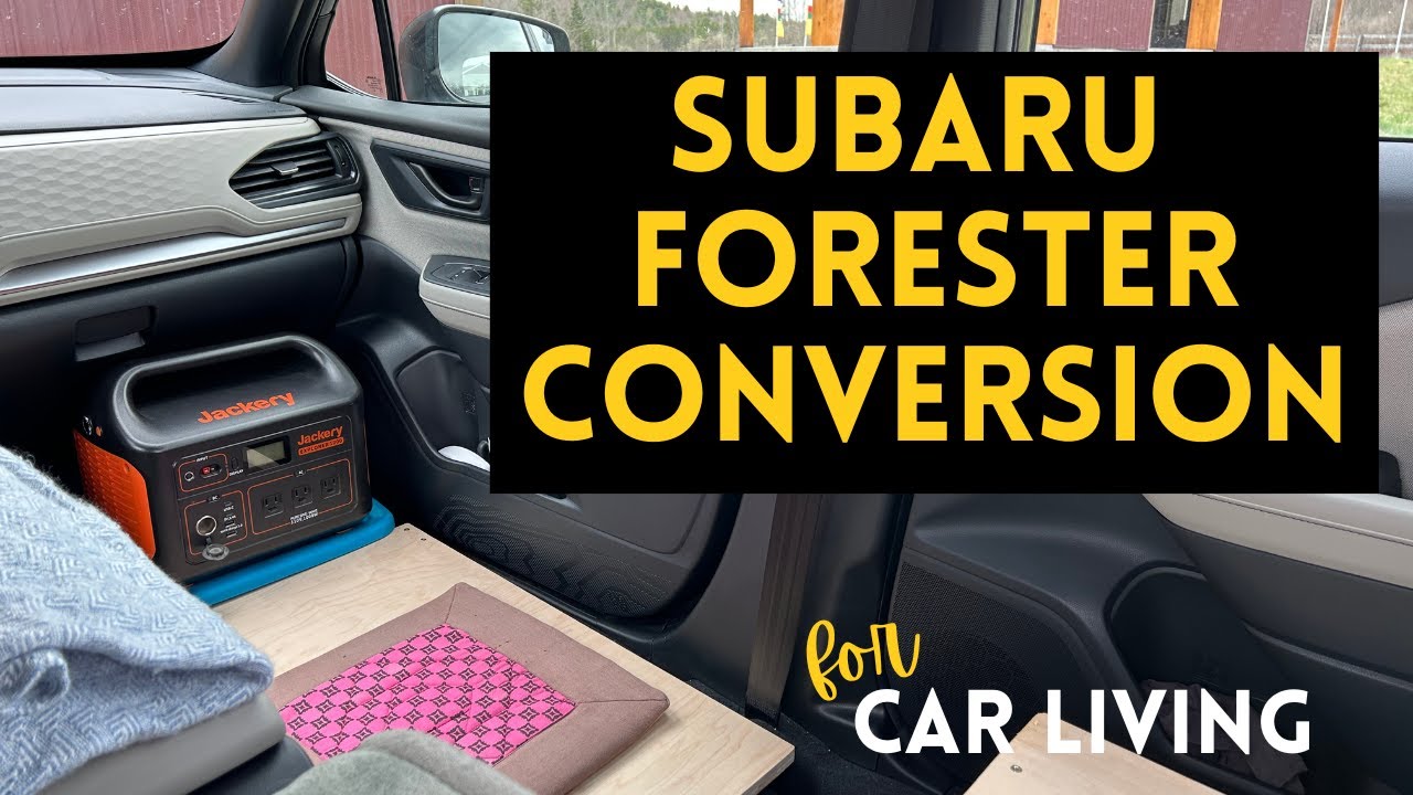 Subaru Forester Conversion for Car Living
