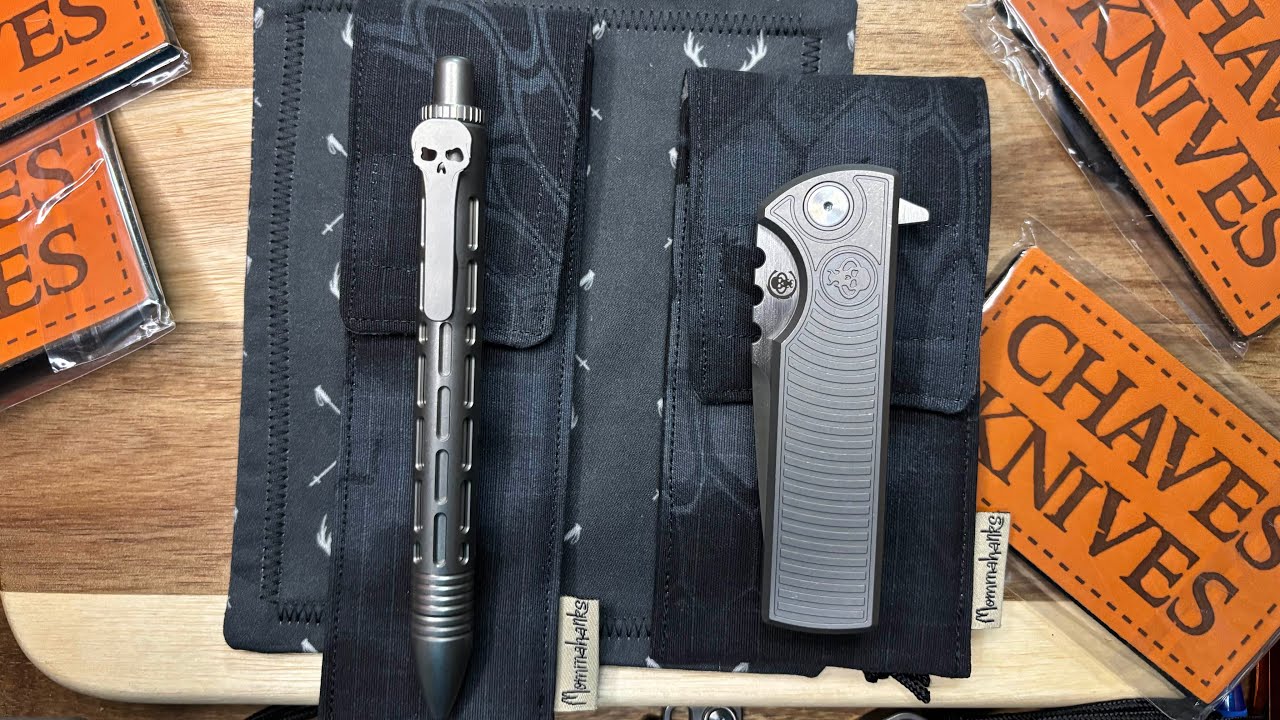 Chaves Pen and Chaves T.A.K. Integral Drop Point. Unboxing