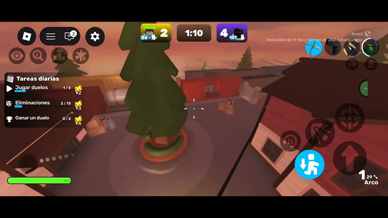 Jugando todos contra todos con los papus del barrio 😎