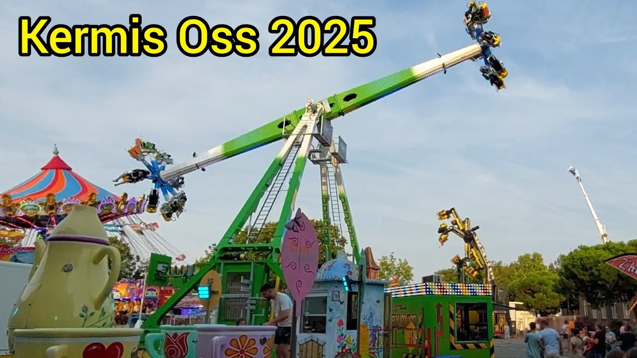 Kermis Oss 2025 🎡 | Alle Attracties Getest + Sfeer & Review!!