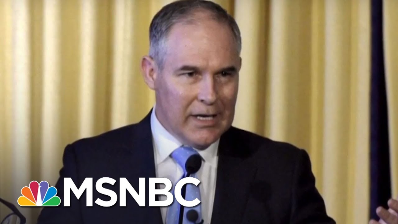 NYT: EPA Staff Sidelined After Raising Concerns On Scott Pruitt’s Spending | Hardball | MSNBC