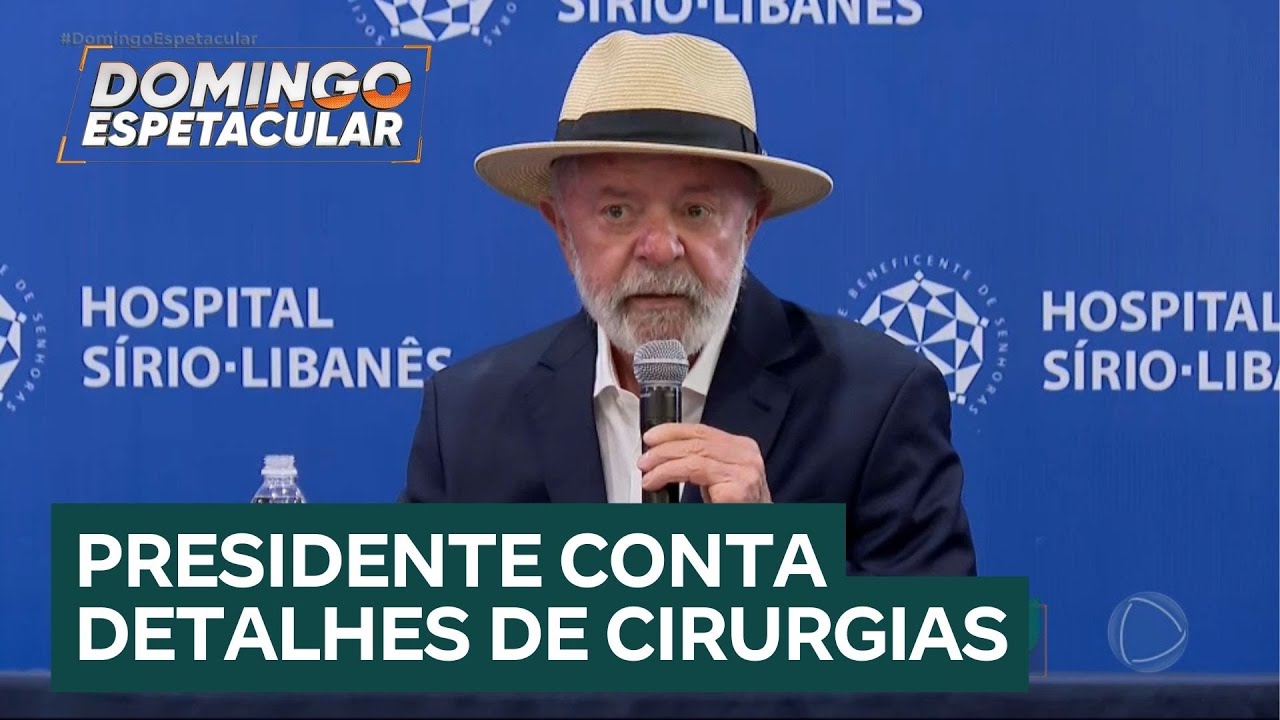 Presidente Lula recebe alta neste domingo (15) após três procedimentos cirúrgicos na cabeça