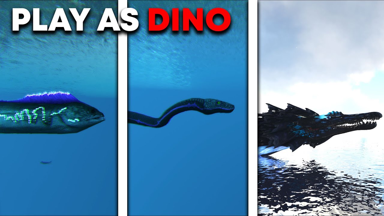 BELUT LISTRIK KECIL INI BEREVOLUSI MENJADI SCP ULAR RAKSASA!- ARK: Play As Dino