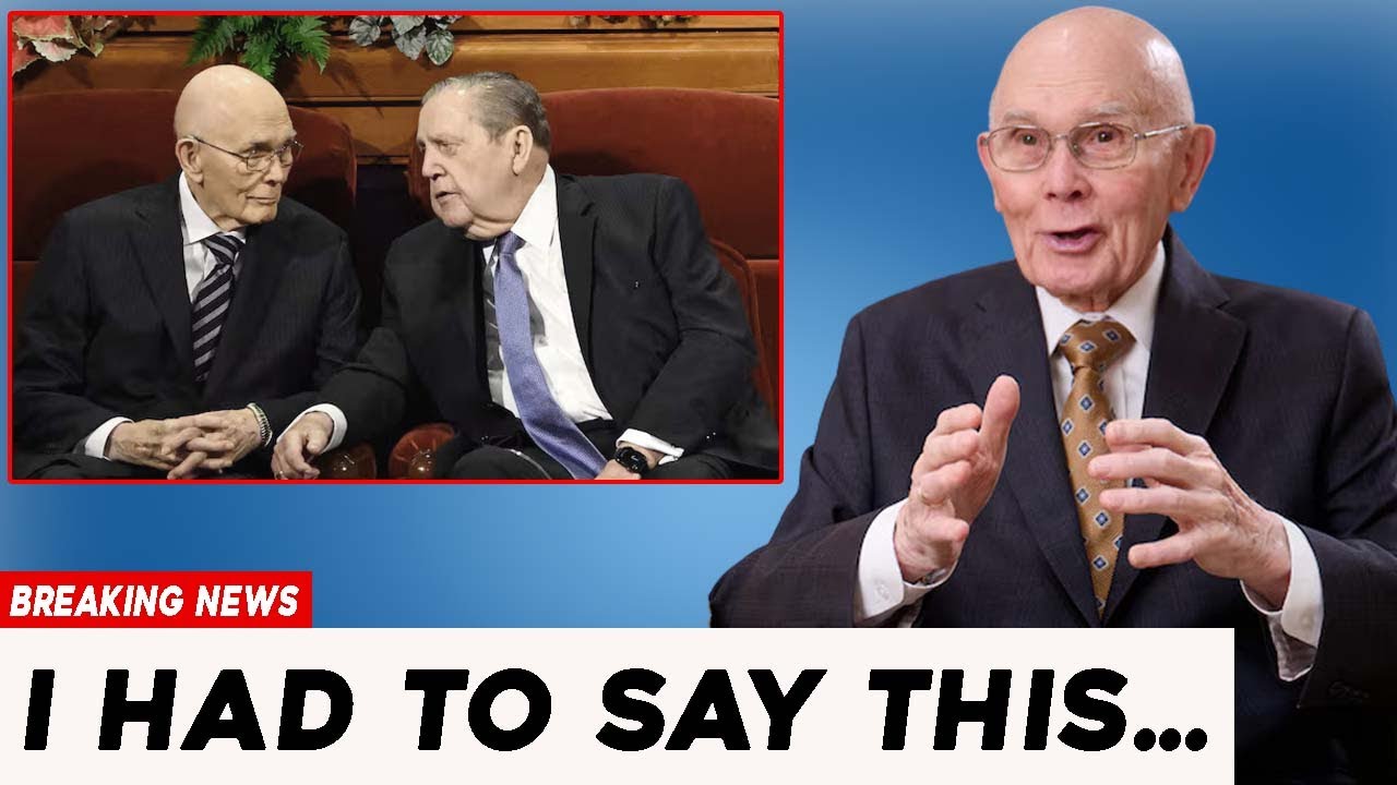 Dallin H. Oaks Finally Speaks About Jeffrey R. Holland, No One Expected This Message!