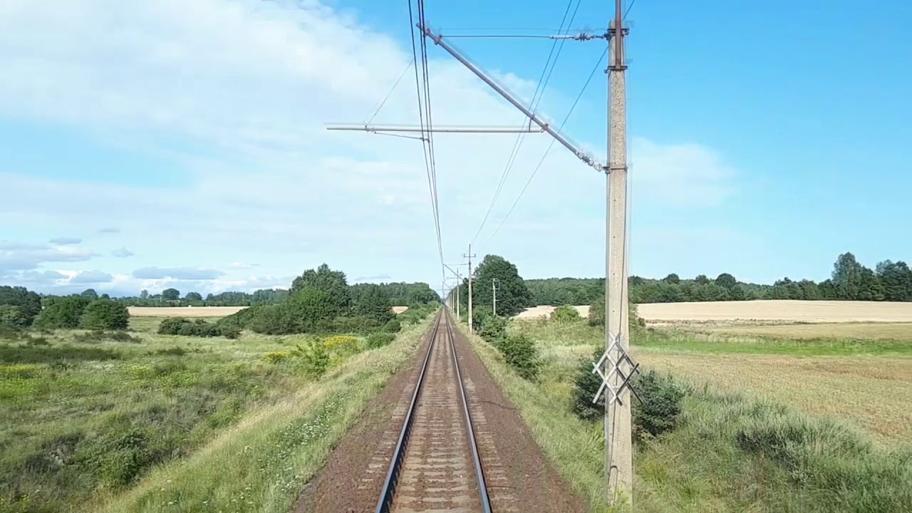Przejazd pociągiem TLK ze Słupska do Kołobrzegu
