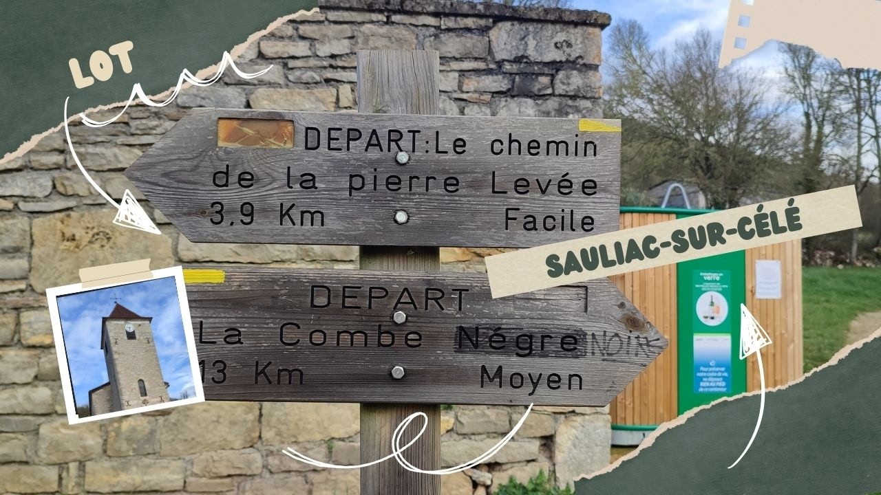 ⛰️Sauliac-sur-Célé, Pierre levée et Combre nègre