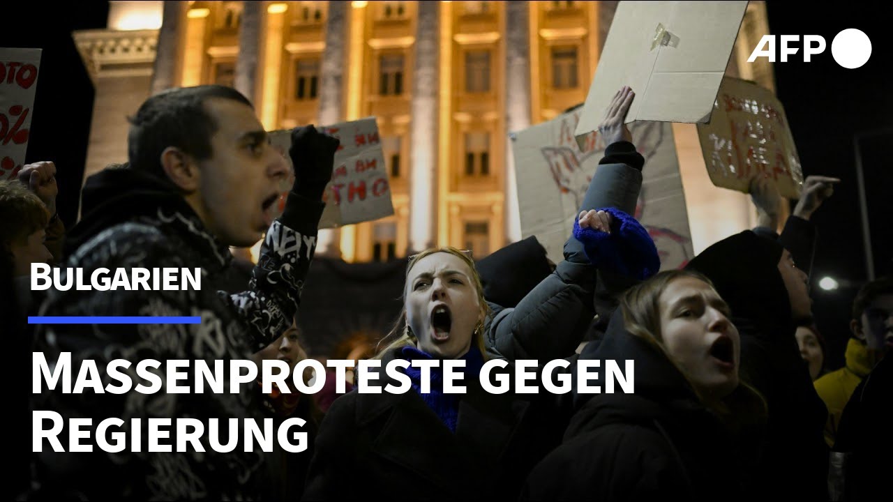 Bulgarien: Massenproteste gegen Korruption und Regierung | AFP