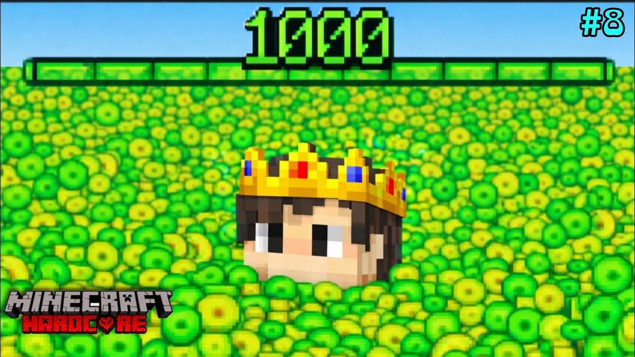 I BUILD INFINITE XP FORM | MINECRAFT HARDCORE GAMEPLAY #8