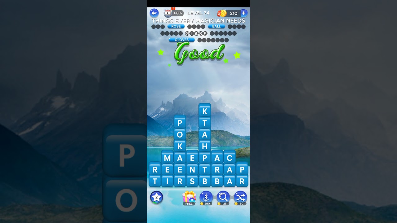 Word Crush Level 74 | Word Crush Things Every Magician Needs