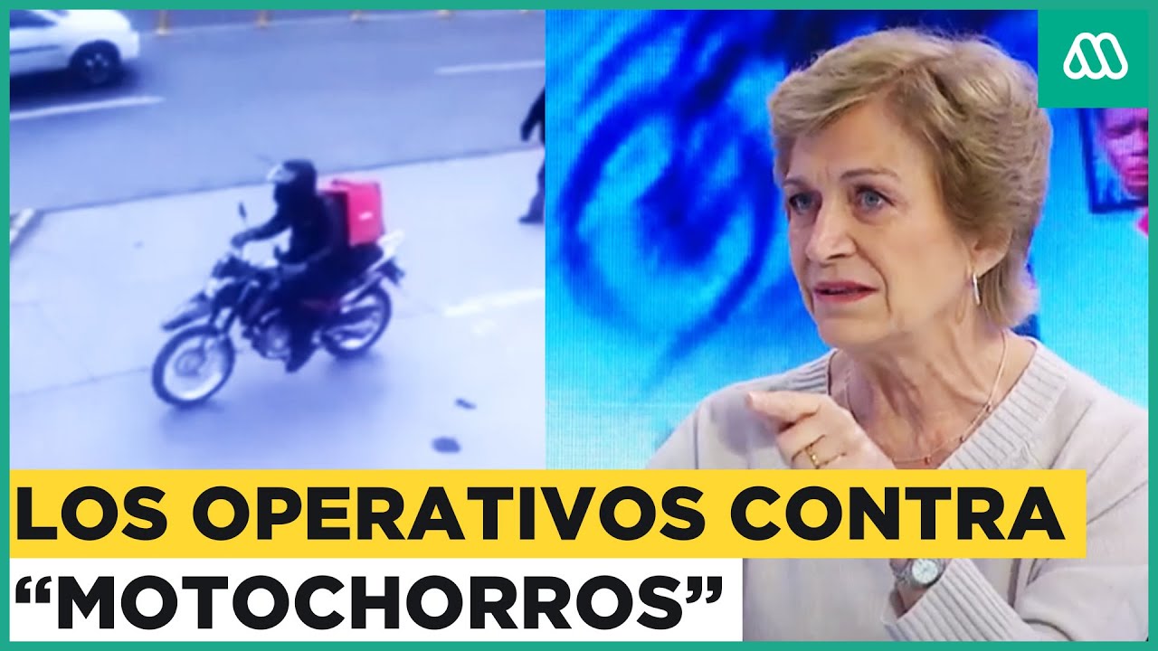 Alcaldesa Evelyn Matthei explica operativos policiales contra motochorros en Providencia
