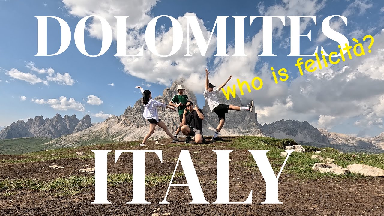 Al Bano & Romina Power - Felicità (Lyrics) | Dolomites Travel Video