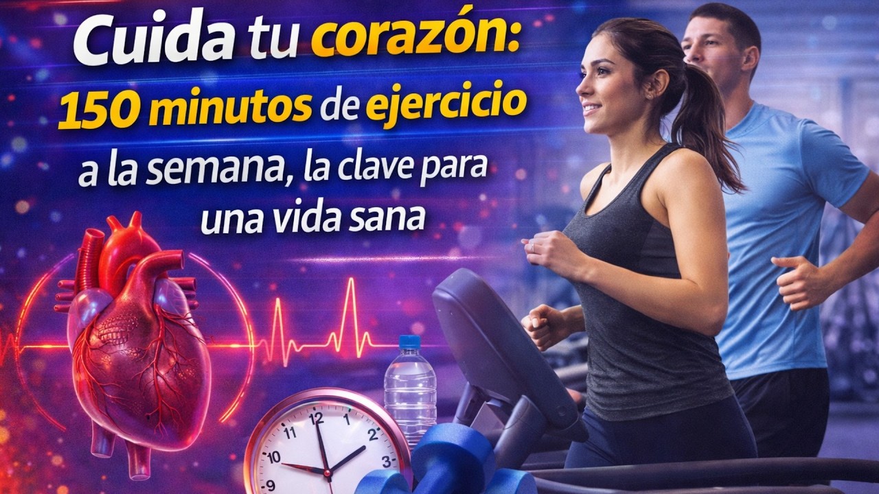 Cuida tu corazón: 150 minutos de ejercicio a la semana, la clave para una vida sana