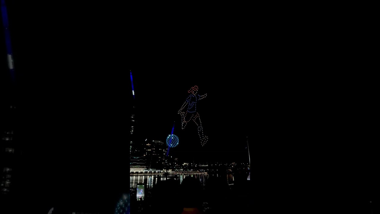 I saw beautiful drone in sydney 