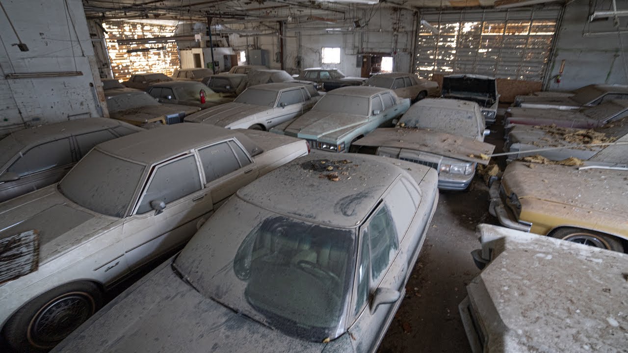 MYSTERIOUS Abandoned Classic Car Dealership | Dozens of Abandoned Oldsmobile, Cadillac, Buick