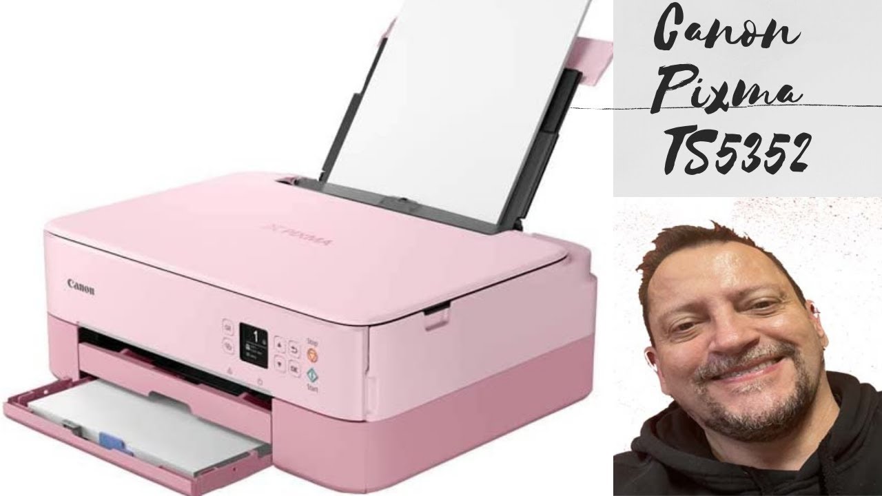 Canon Pixma TS5352 la imrpesora rosa