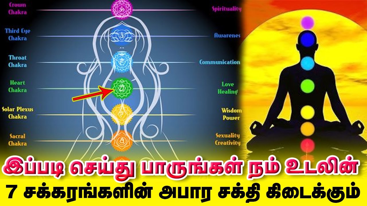 7 Chakras Tamil | ஏழு சக்கரங்களின் அற்புத சக்தி பெற | How To Activate 7 chakras Yogam | யோகம்