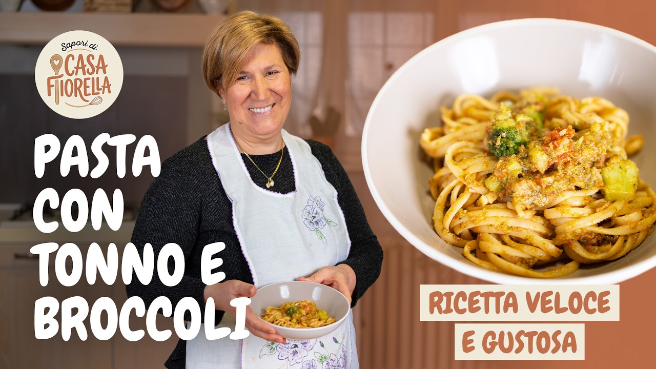 PASTA CON TONNO E BROCCOLI | Ricetta Facile - Sapori di Casa Fiorella