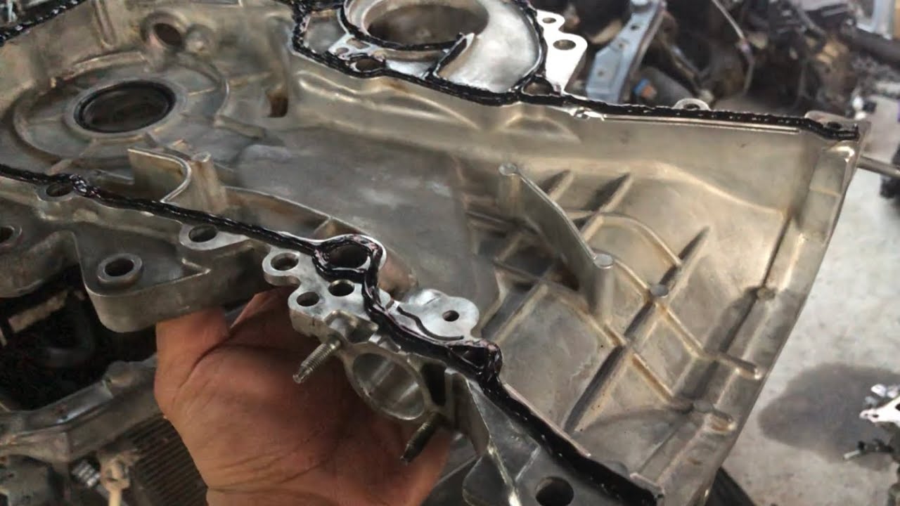 Re sealing a 1ZZ timing chain cover / Matrix Corolla Celica