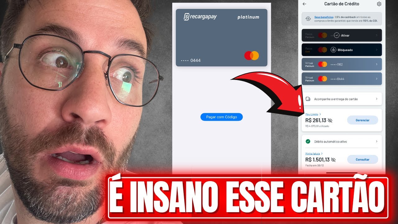 CARTÃO RECARGAPAY PLATINUM: Meu Relato Sincero (Vale a Pena em 2025?)