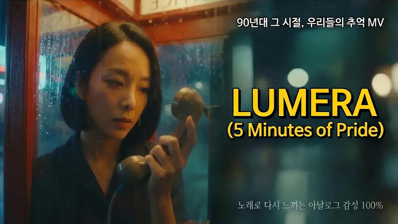 90년대 감성이 그리워 아날로그 뮤직비디오 추억 📟 LUMERA 신곡 '그때 딱 5분만' Official MV