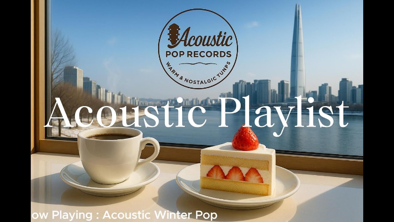 ⭐ Winter Seoul Cafe Acoustic Playlist (1 Hour of Cozy Guitar & Healing Vibes) | 겨울 감성 서울 카페 음악