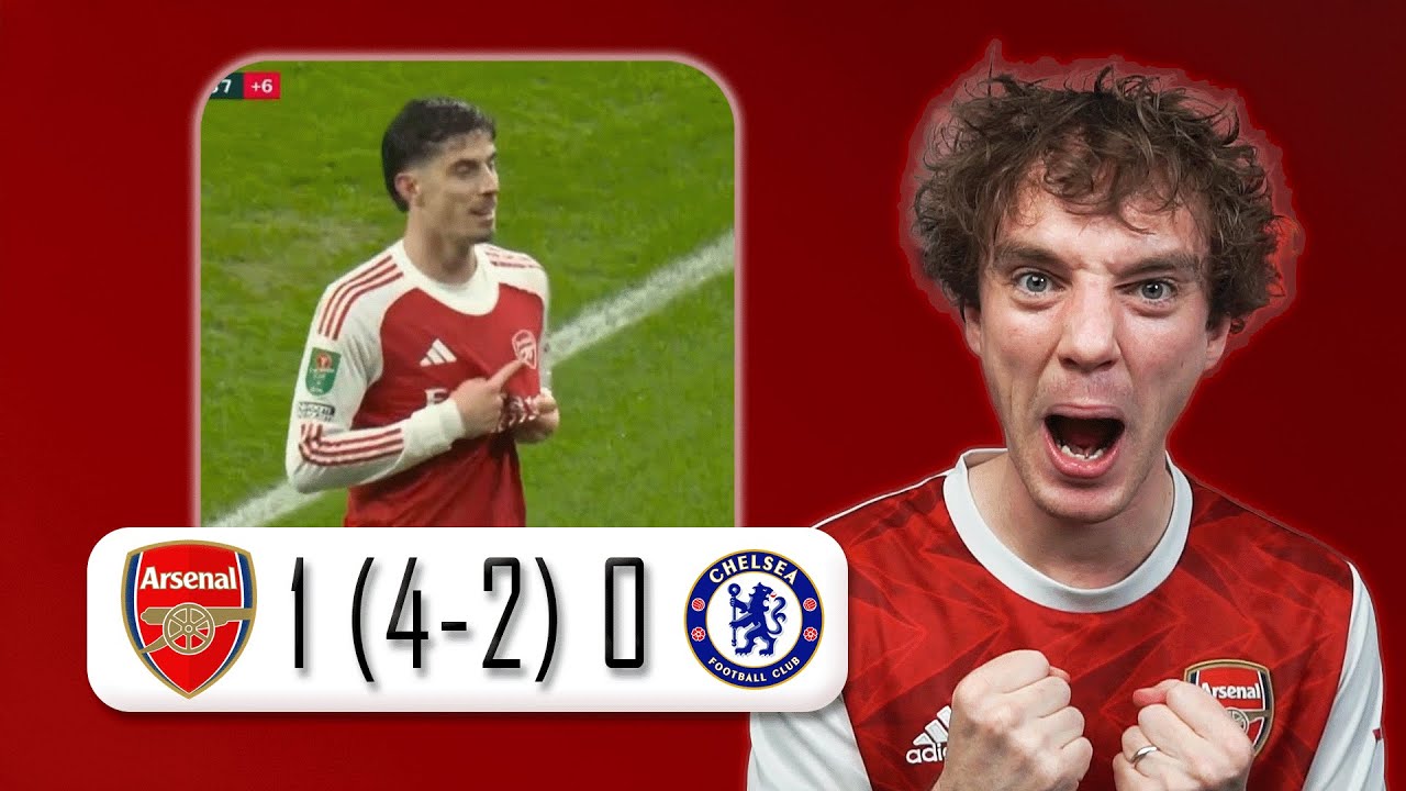 Wembley!!!! | Full-Time Reaction | Arsenal 1-0 Chelsea (4-2 on agg)