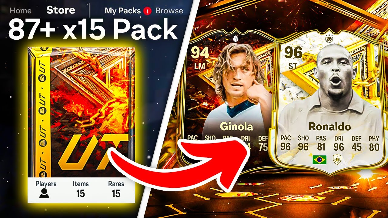 40 УРОВЕНЬ 87+ x15 НАБОРОВ БЕССМЕРТНЫХ! 😱 FC 25 Ultimate Team