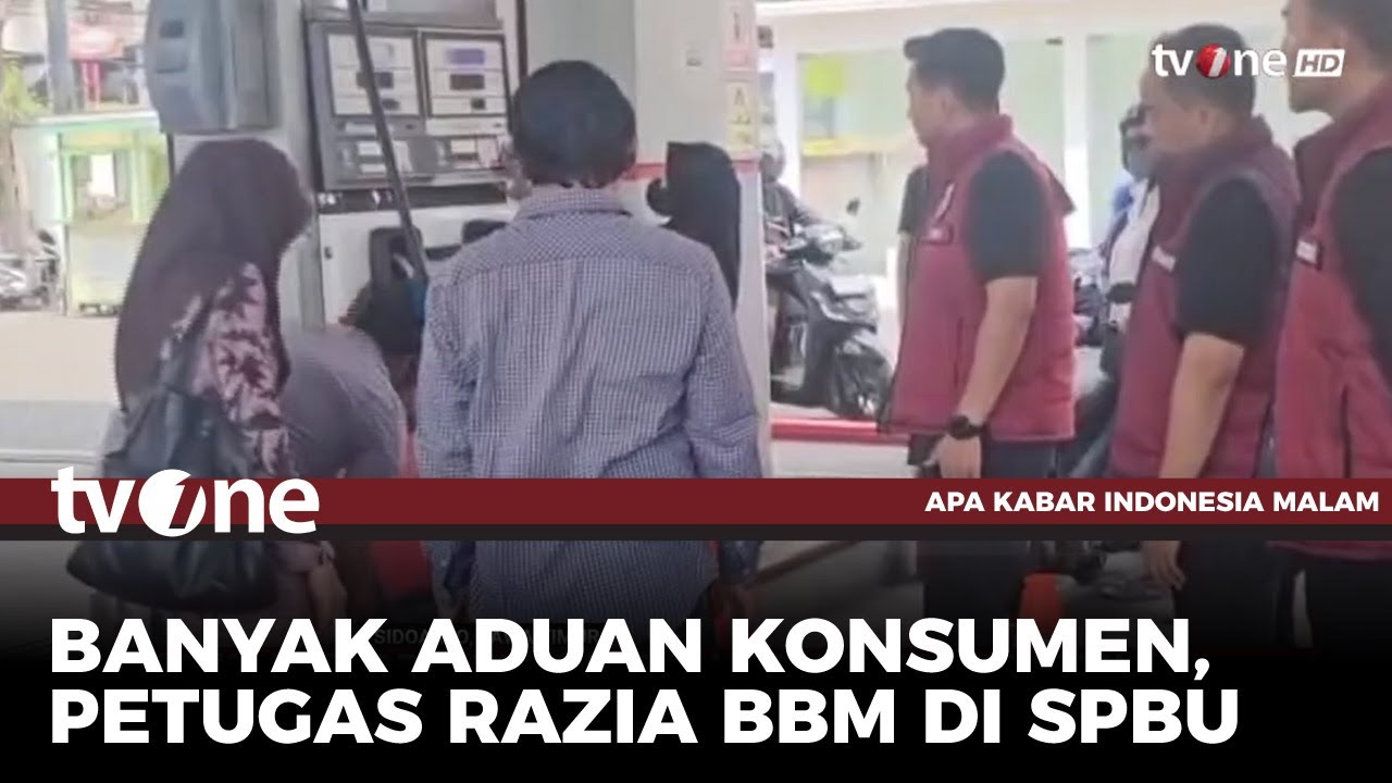 Petugas Gabungan Razia BBM di SPBU Sidoarjo | tvOne