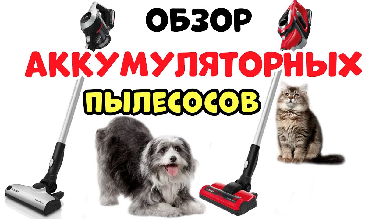 АККУМУЛЯТОРНЫЕ ПЫЛЕСОСЫ BOSCH – ОБЗОР