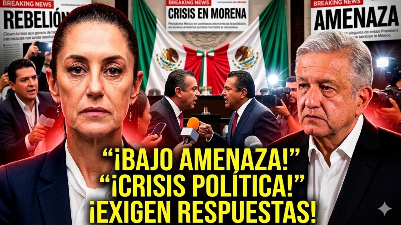 Sheinbaum bajo amenaza: ¡Exigen entregar información contra AMLO o habrá rebelión!