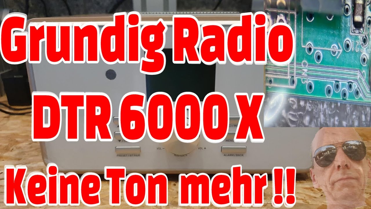 Grundig Radio DTR 6000X keine Ton ausgabe mehr #001
