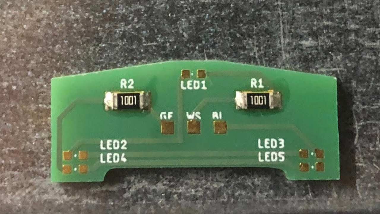 Trix Express Bastler V221 LED Fahrlichteinbau nach Digitalisierung