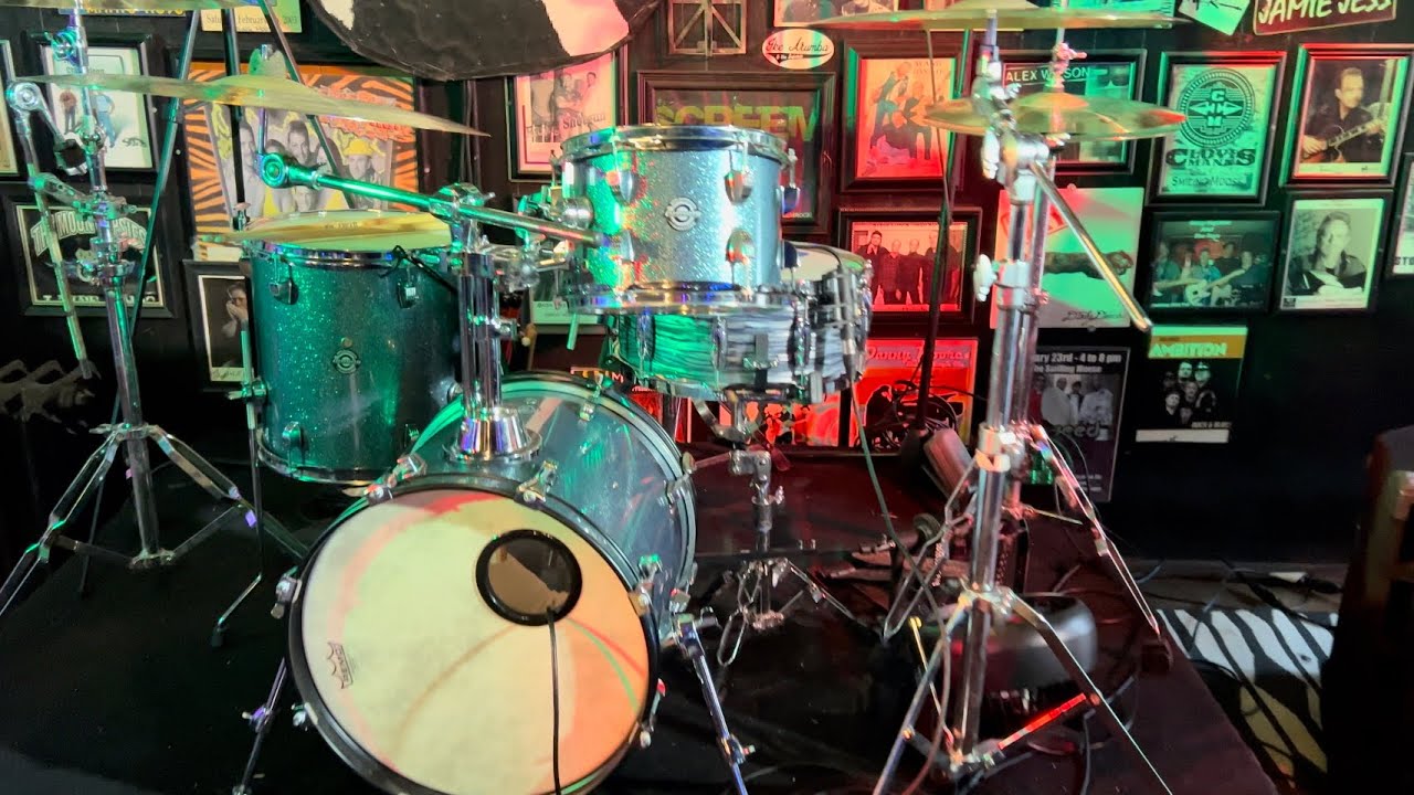 Барабанная установка Ludwig Breakbeats, живой звук и демонстрация