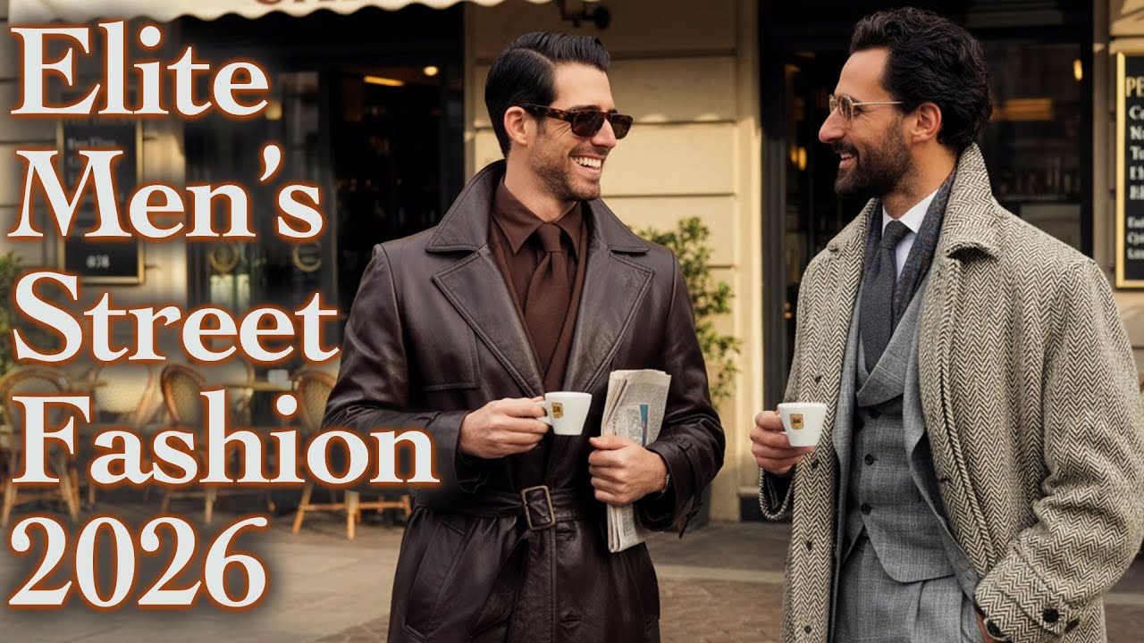 The World’s Best Men’s Fashion 2026: Viral Street Style Looks You’ve Never Seen Before