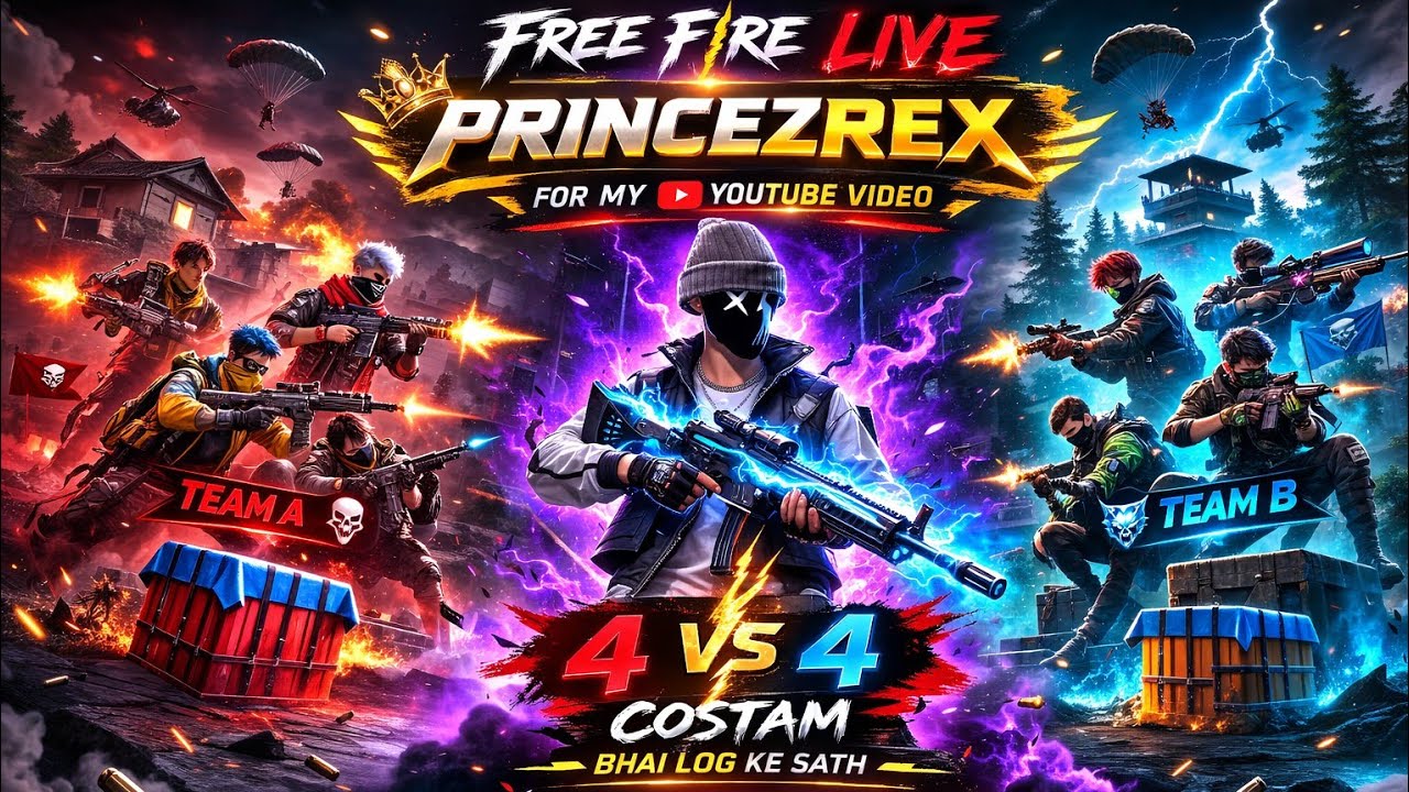 Prince+Z+ REX is LIVE FREE FIRE PRINCEZREX ☠️ FOR OP GAMEPLAY 😊 LIKE AND SUBSCRIBE ME #video #viral