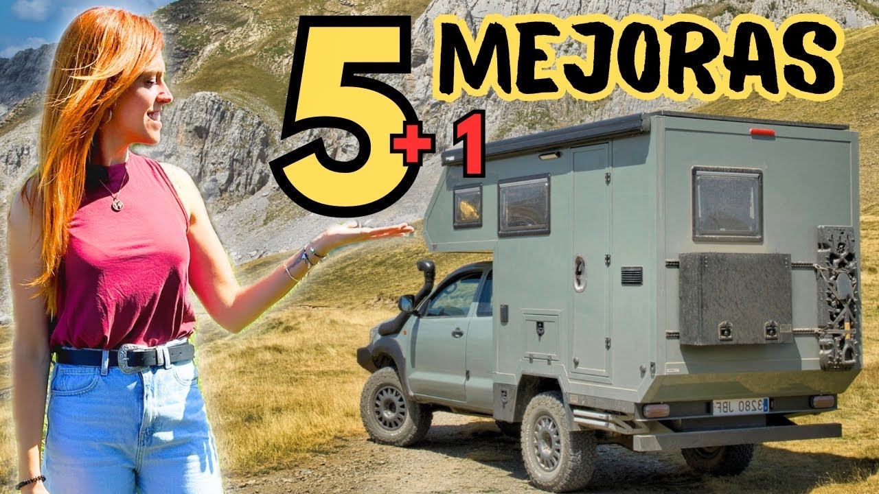 👌🏻Las 5 MEJORAS de nuestra CÉLULA CAMPER 4x4 | Toyota Hilux Pickup